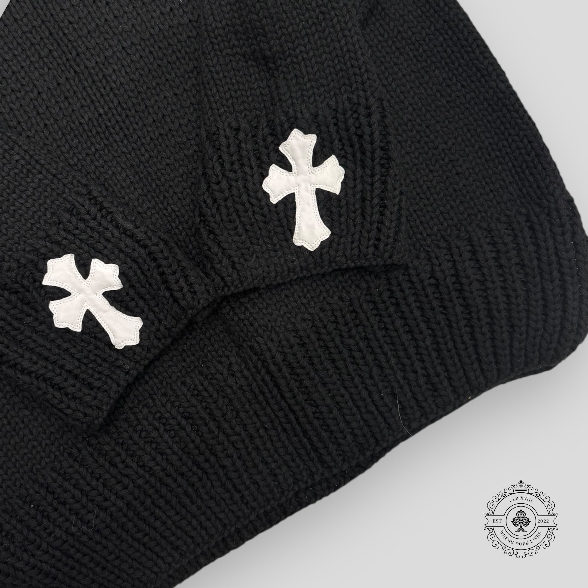 Chrome Hearts Cross Patch Knitted Sweater