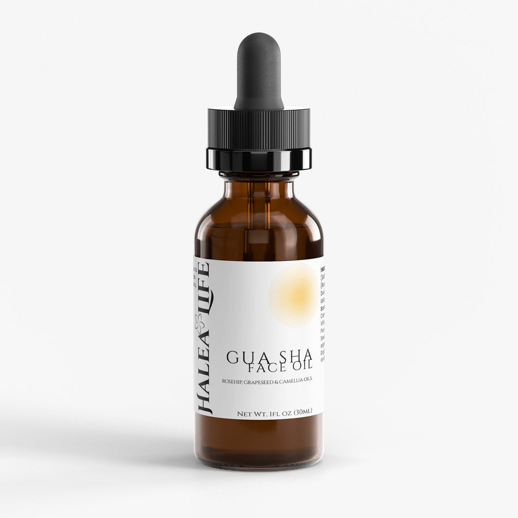 Gua Sha Face Oil - Rosehip, Camellia & Vitamin E