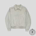 Louis Vuitton LVSE Debossed Monogram Mix Leather Jacket in White