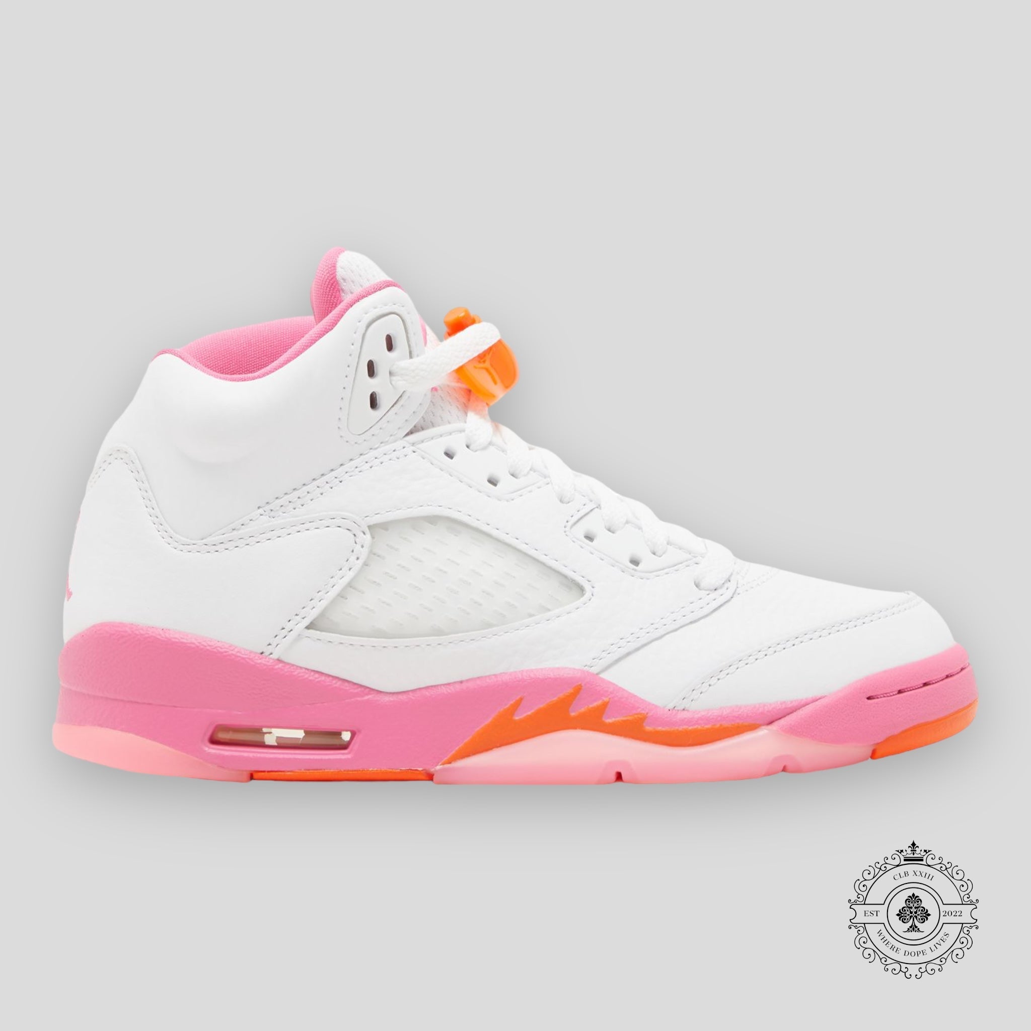Air Jordan 5 Retro GS WNBA Pinksicle Safety Orange