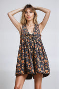 Salopette en jean Vintage Bloom