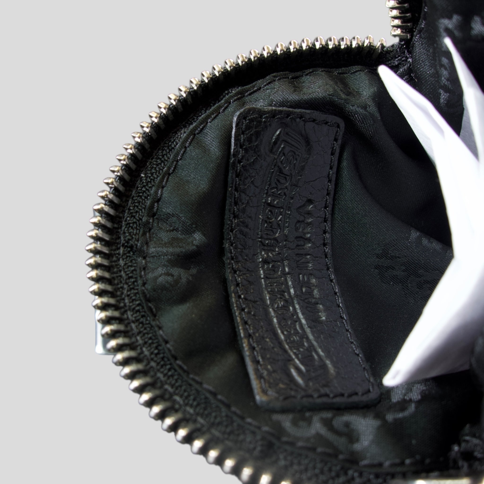 Chrome Hearts Cross Patch Coin Purse in Black
