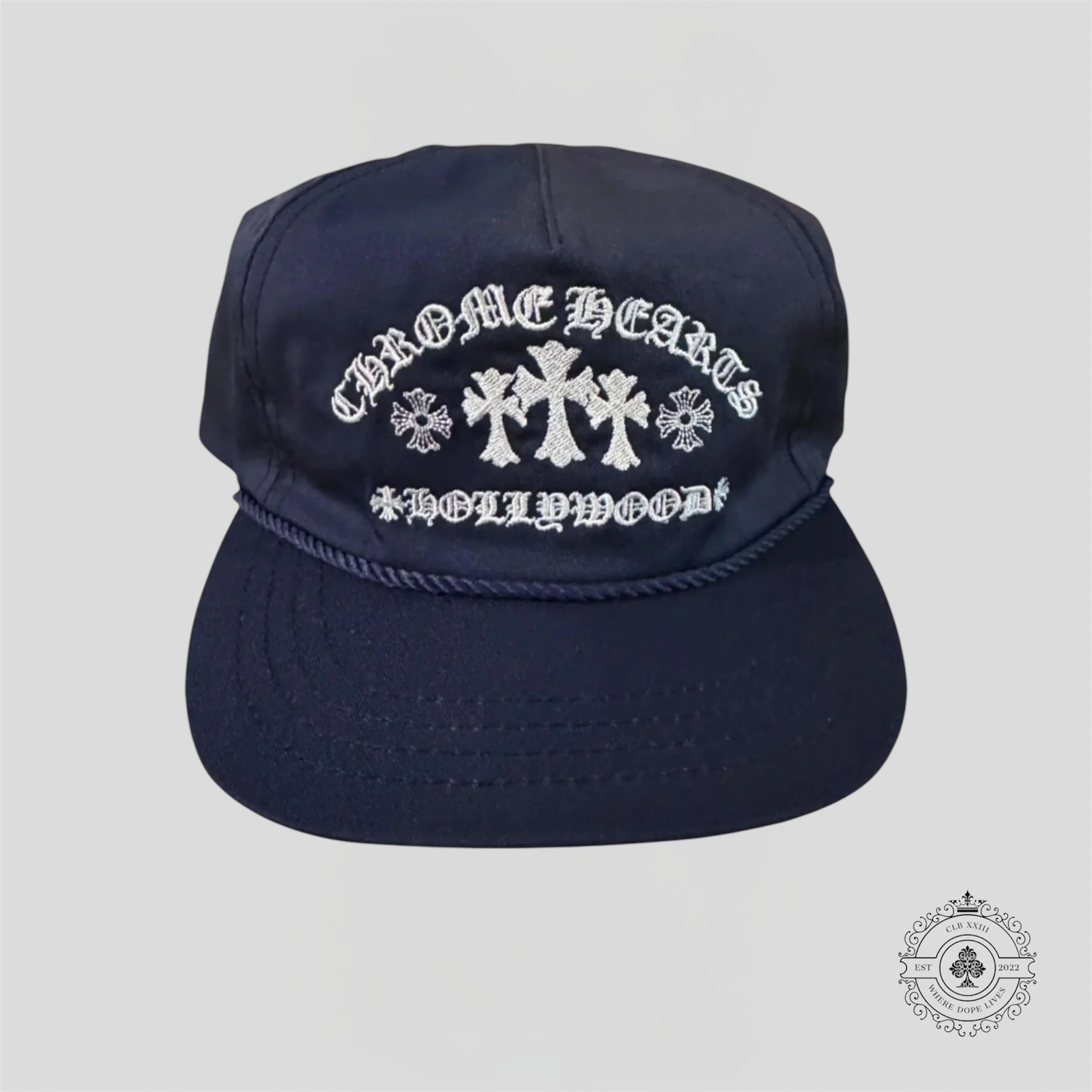 Chrome Hearts Gas Station Cap in Navy
