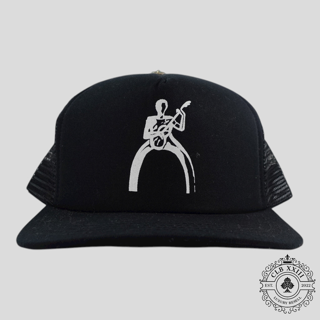 Chrome Hearts Sex Pistols Trucker Hat in Black