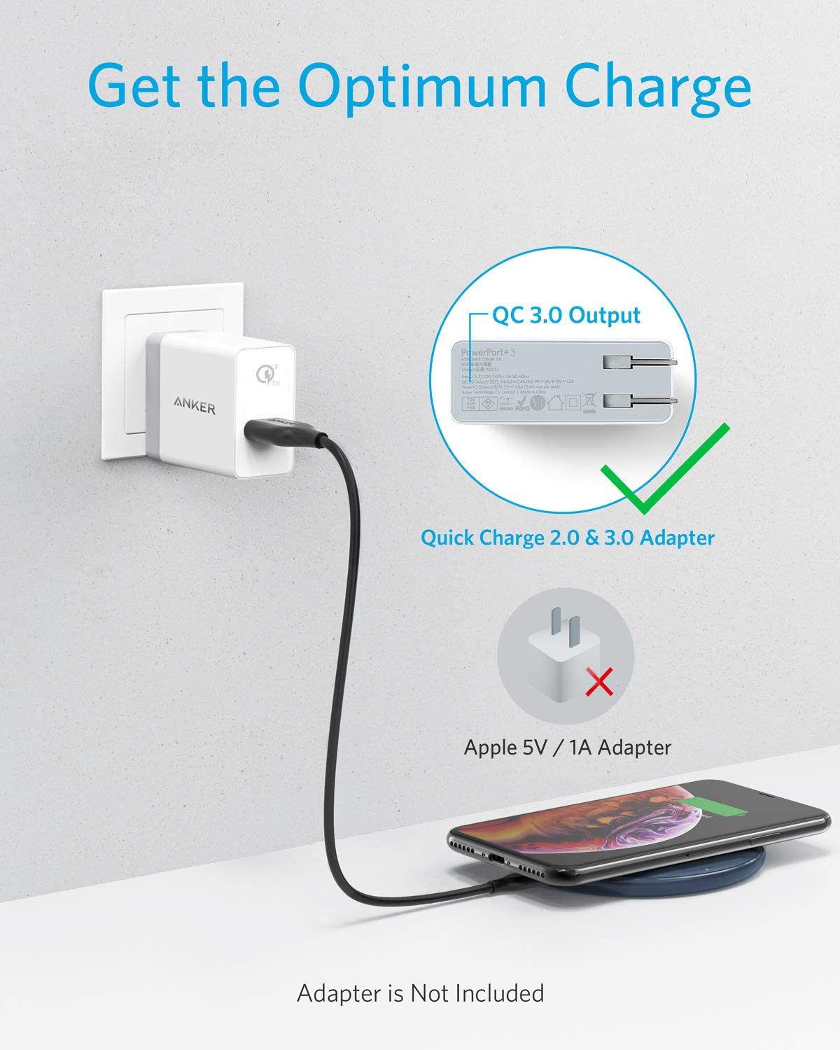 Chargeur sans fil Anker <b>313</b> (Pad)