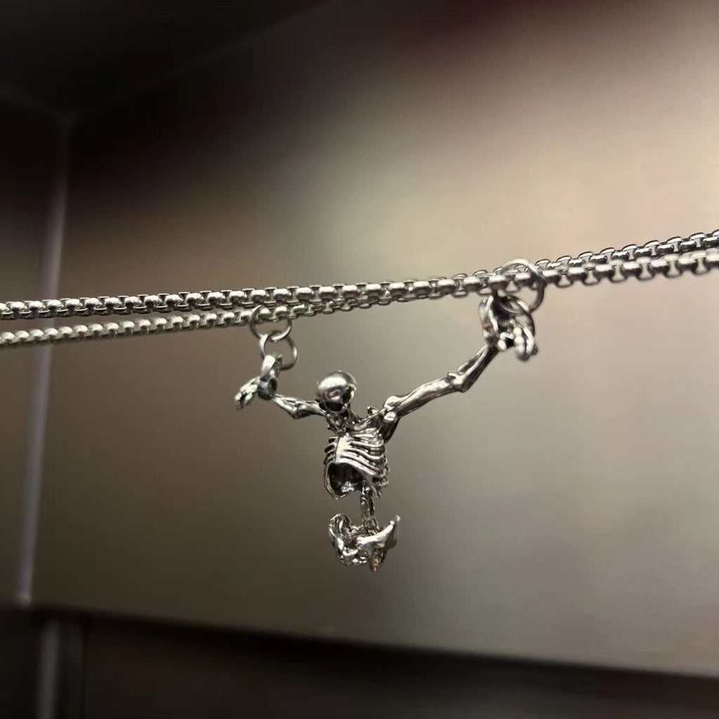 Pendentif crâne d'Halloween
