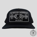Chrome Hearts Miami Exclusive CH Patch Trucker Hat in Black