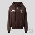 Hellstar Mirror Face Hoodie in Brown