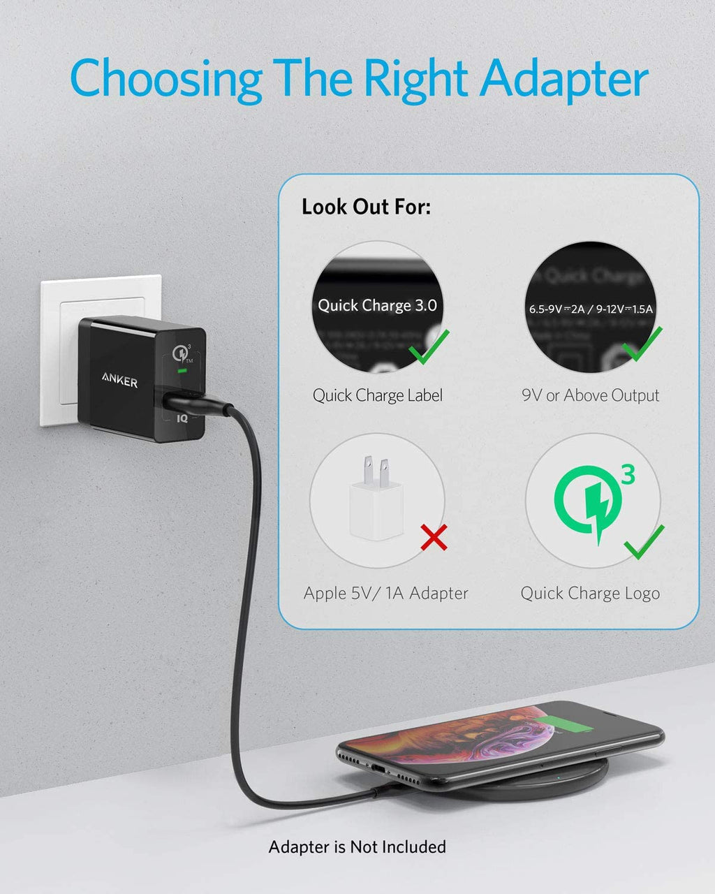Chargeur sans fil Anker <b>313</b> (Pad)