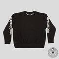 CHROME HEARTS NECK LOGO CREWNECK SWEATSHIRT - BLACK