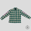 Chrome Hearts Padded Flannel in Green/Pink