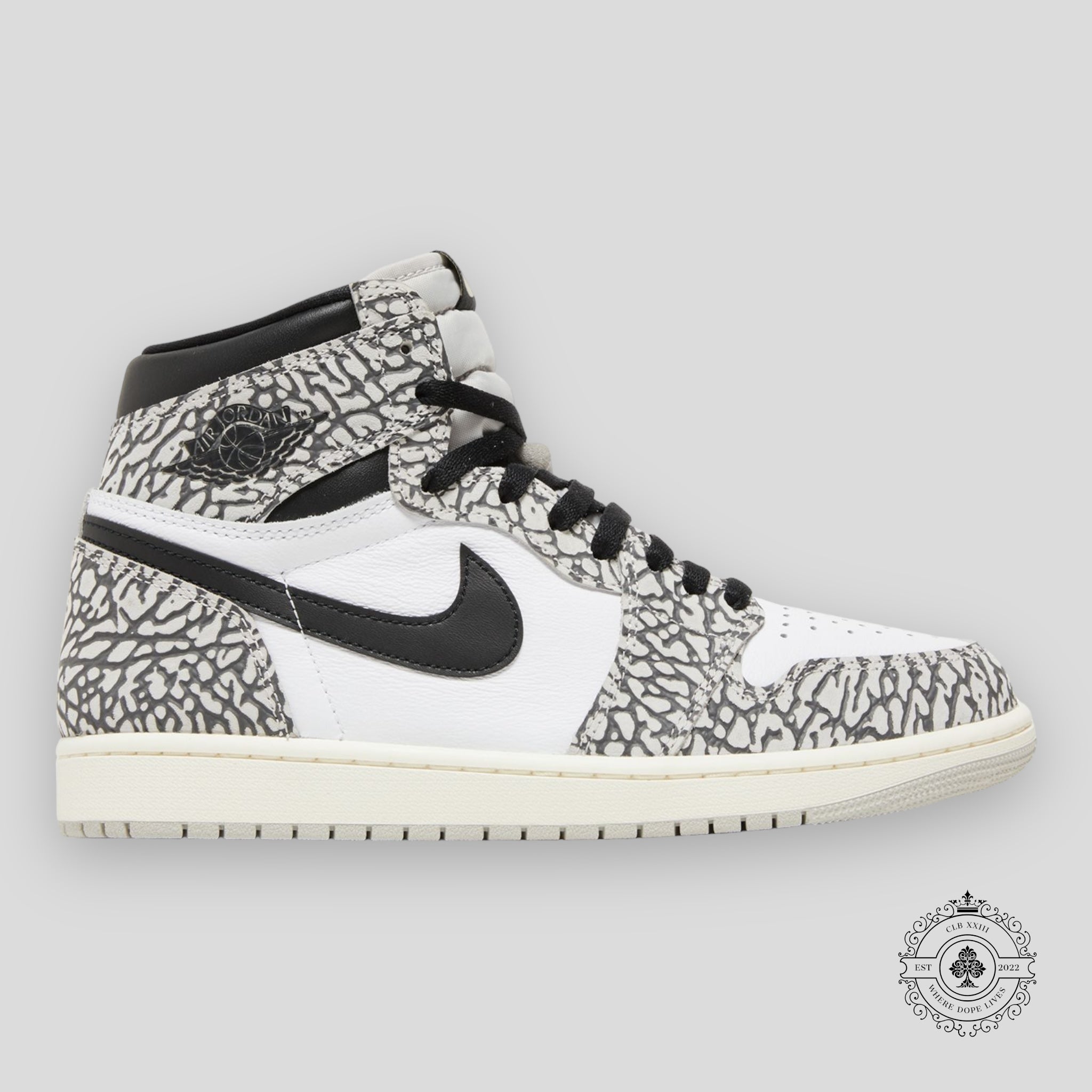Air Jordan 1 Retro High OG (GS) White Cement