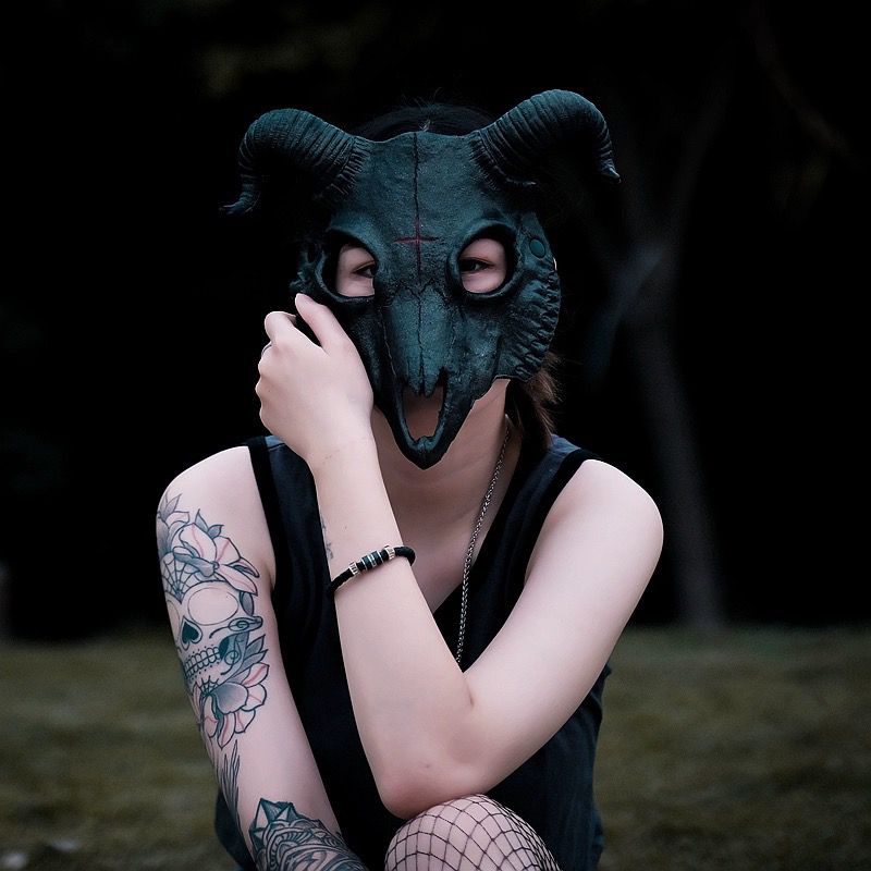 Masque de chèvre d'Halloween