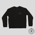 Chrome Hearts Cemetery Cross Seven-11 Crewneck in Black