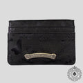 Chrome Hearts Nylon Motif Scroll Plate Cardholder in Black