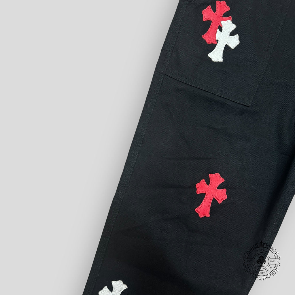 Chrome Hearts Cross Patch Carpenter Pants