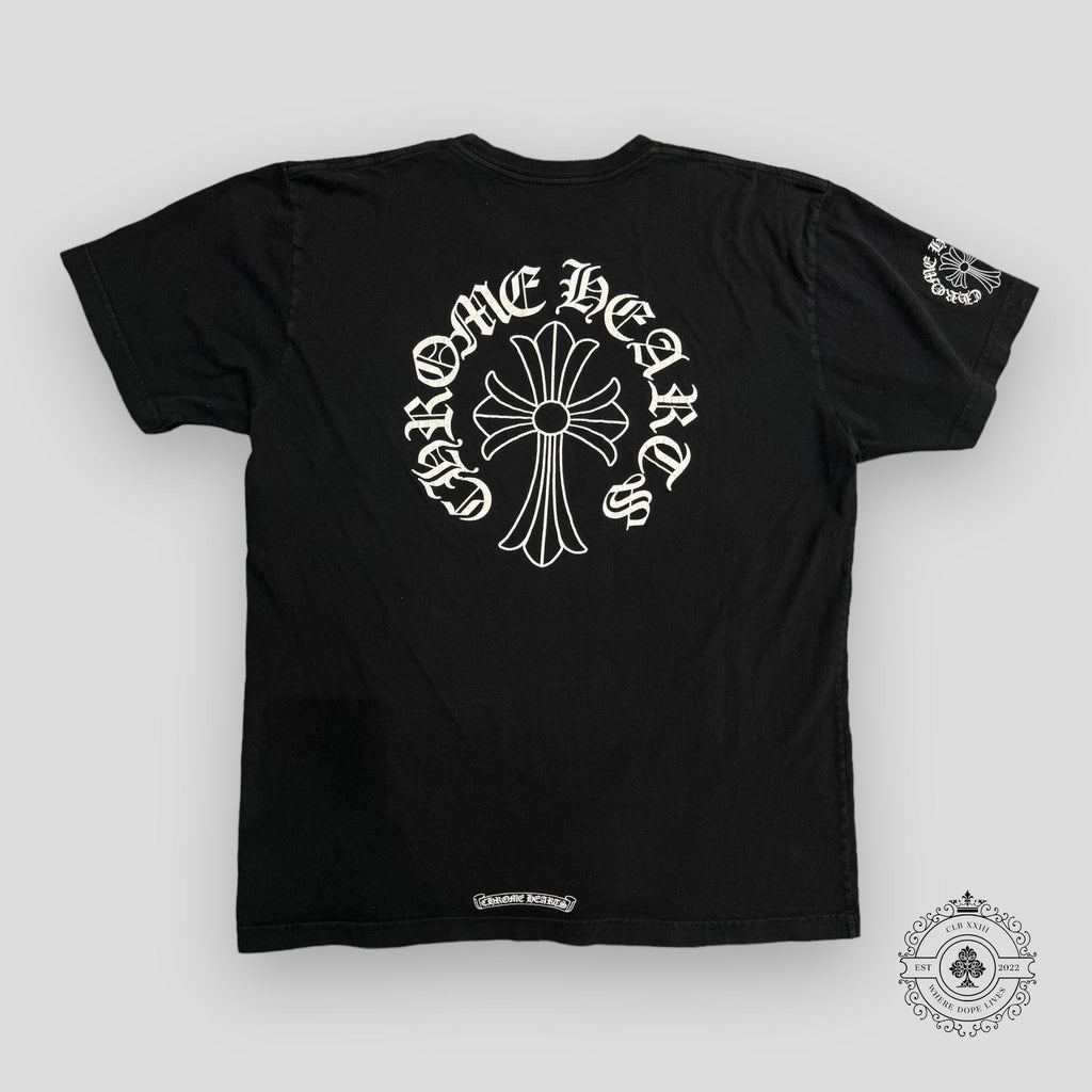 Chrome Hearts Neck Logo Pocket T-Shirt in Black