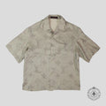 Louis Vuitton Monogram Silk Button Up Shirt in Grey