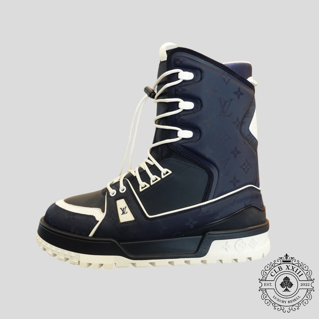 Louis Vuitton LV Trainer Snow Boot Marine Blue