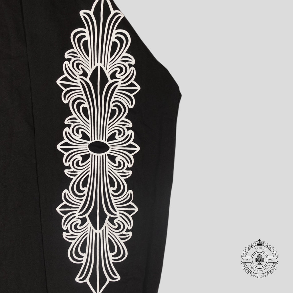 Chrome Hearts Miami Exclusive Horseshoe Logo Long Sleeve in Black