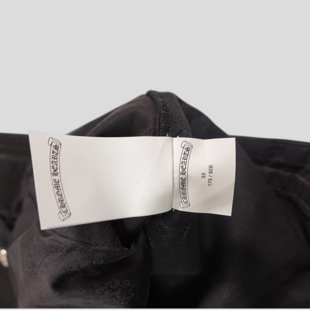 Chrome Hearts Cross Patch Carpenter Shorts in Black