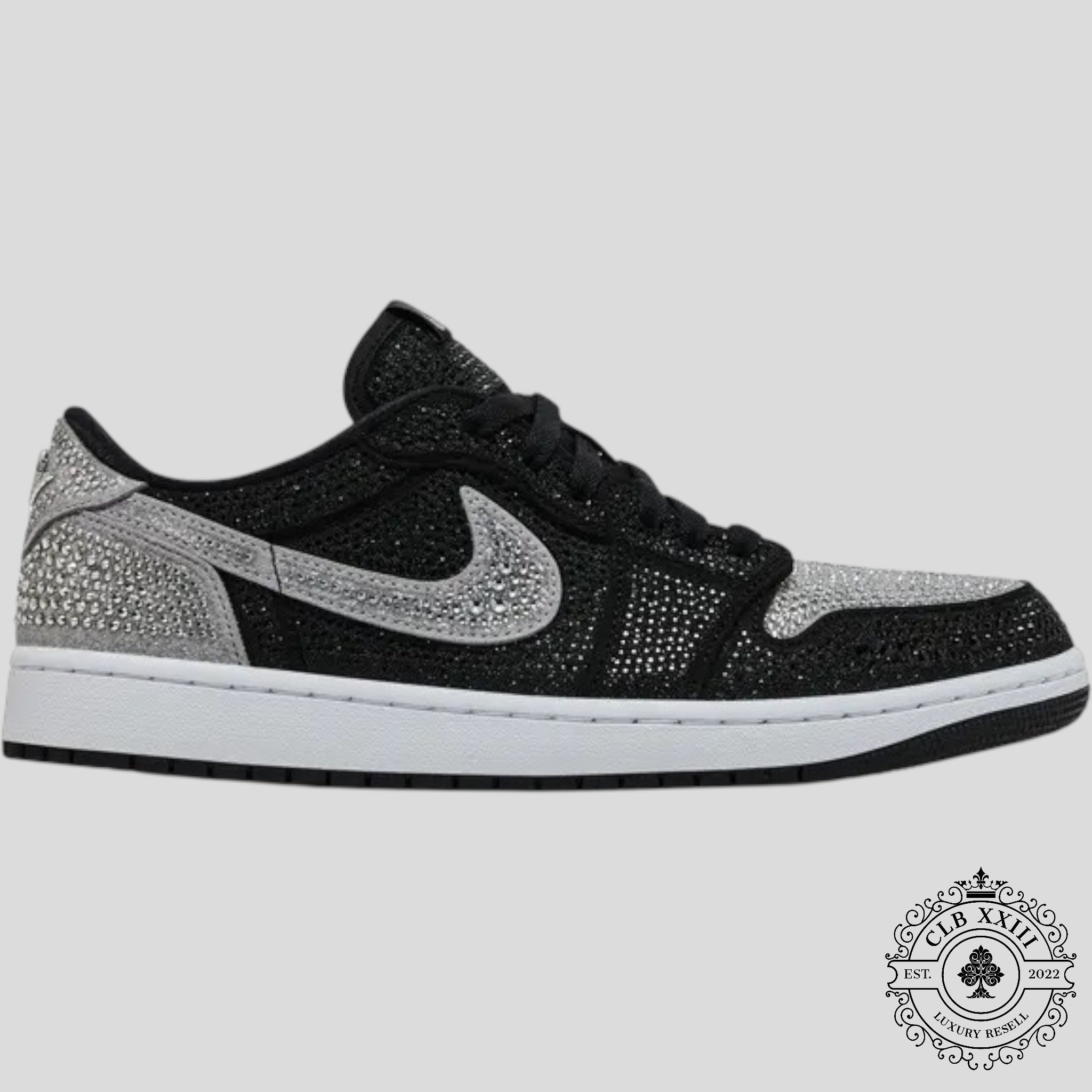 Air Jordan 1 Retro Low OG Swarovski Stealth (Women's)