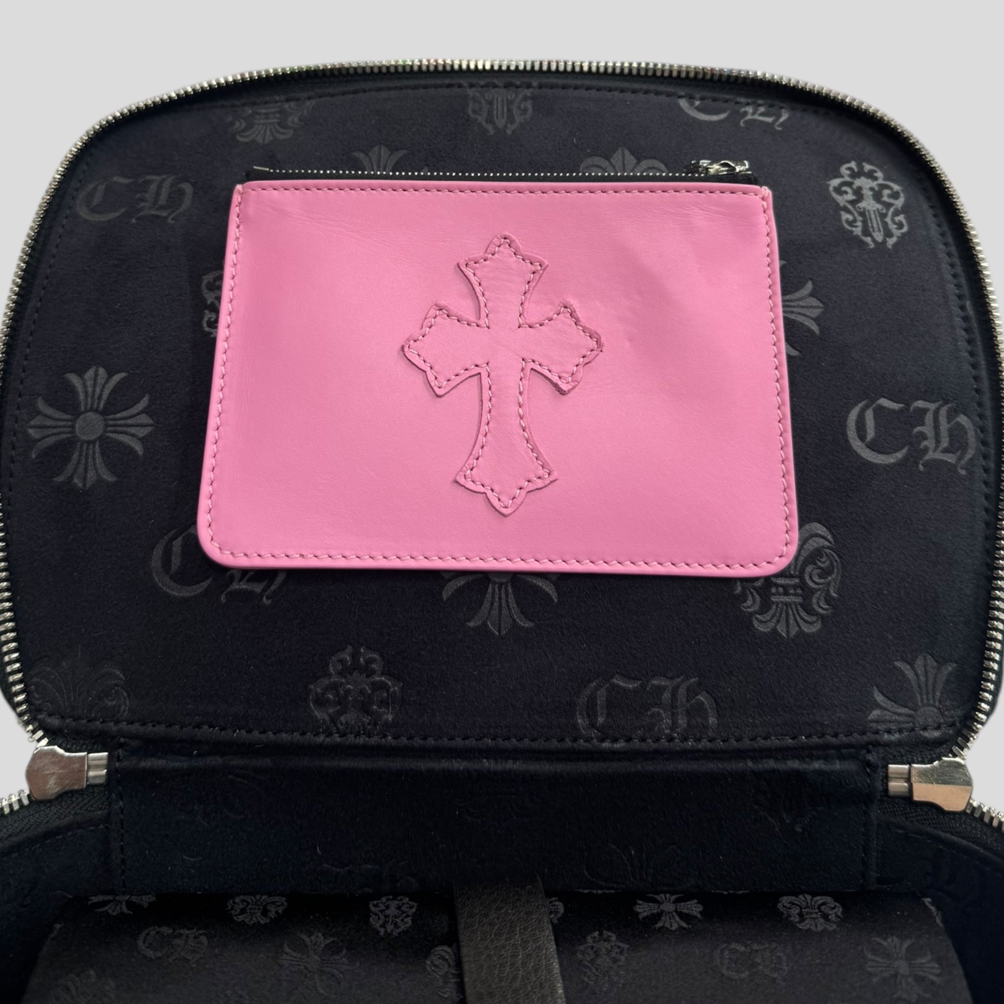 Chrome Hearts Jewelry Case in Leopard / Pink