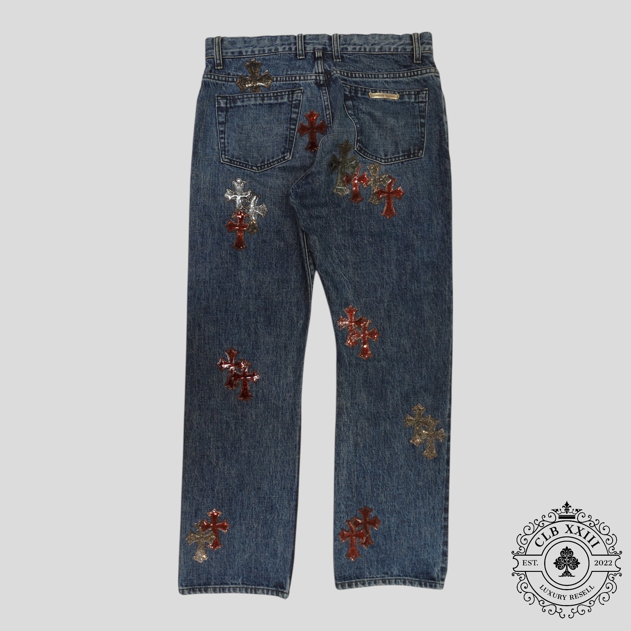 Chrome Hearts Gel Patch Turbo Diesel Jeans