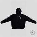 Chrome Hearts Vertical Logo Hoodie in Black