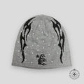 Hellstar Flame Beanie in Grey
