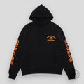 Chrome Hearts Triple Cross Hoodie- Black/Orange