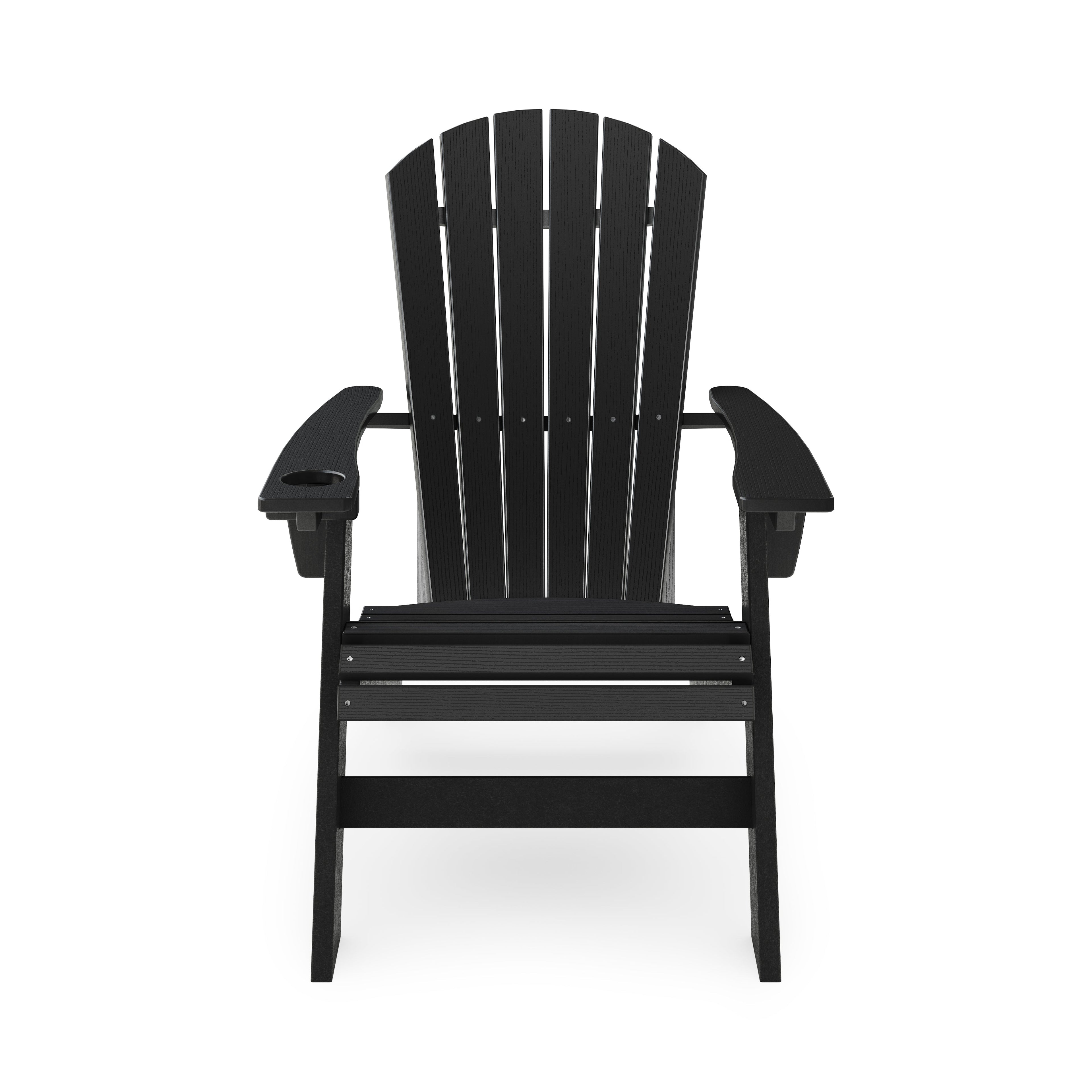 SoPoly St Simons Curved Back Adirondack Chair