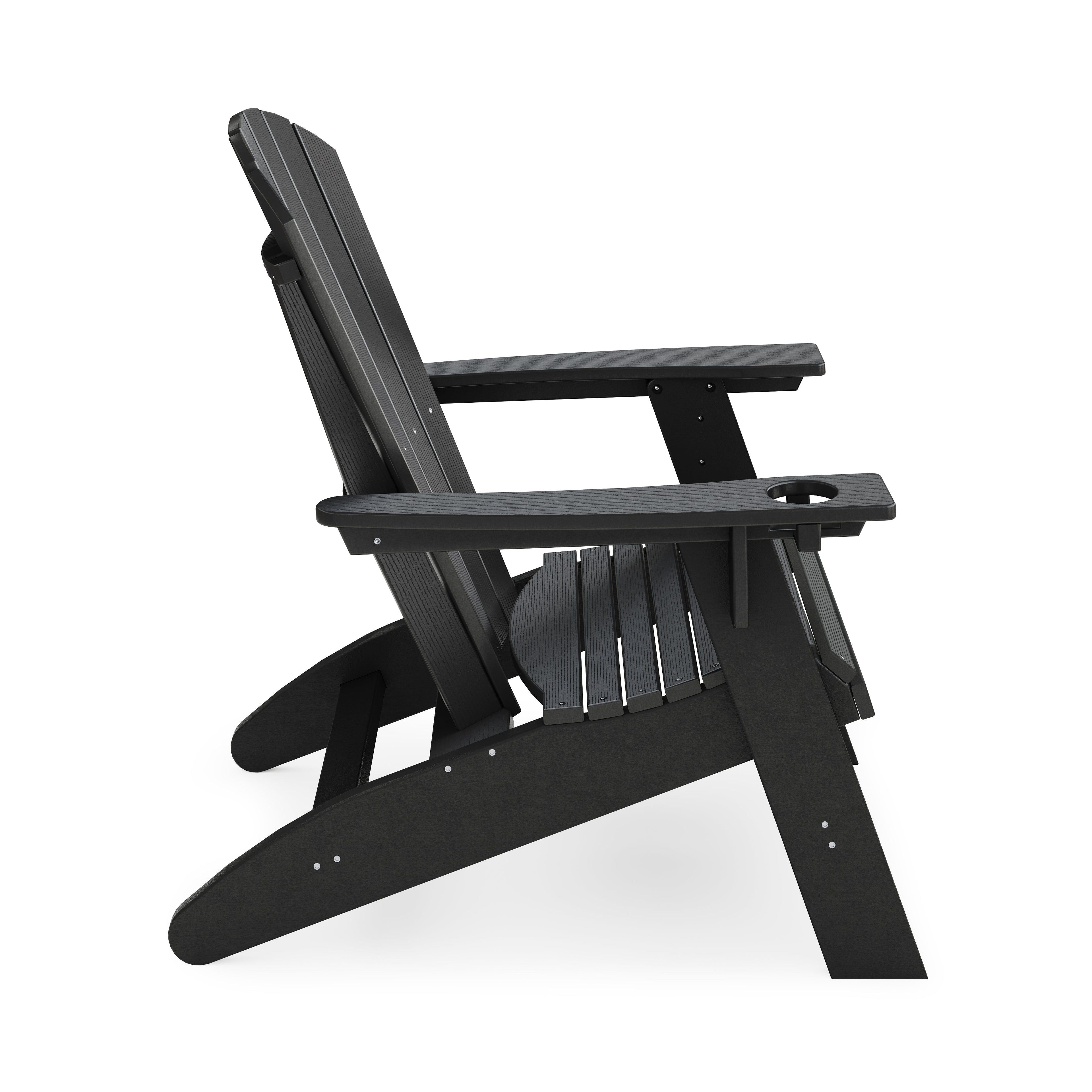 SoPoly St Simons Curved Back Adirondack Chair