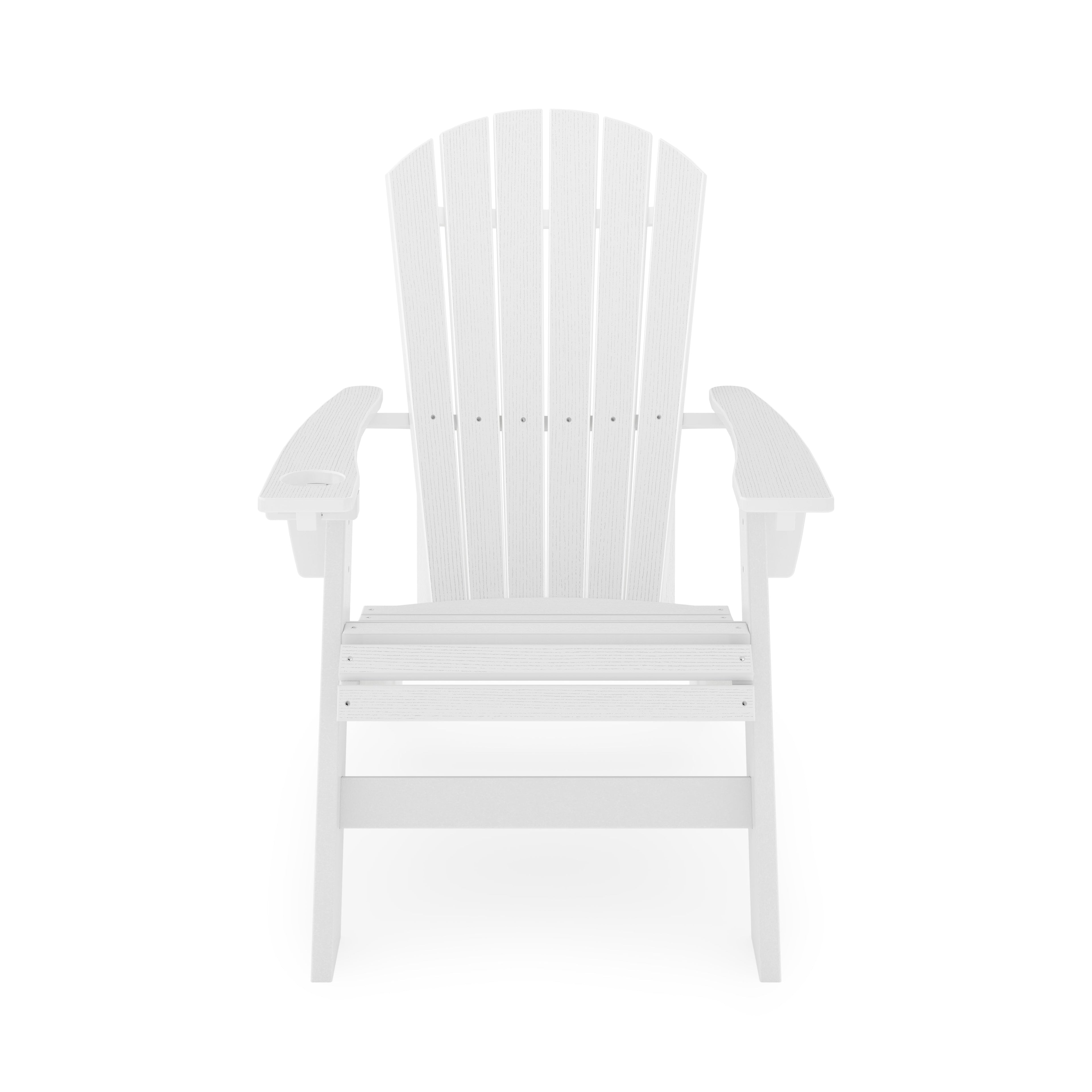 SoPoly St Simons Curved Back Adirondack Chair