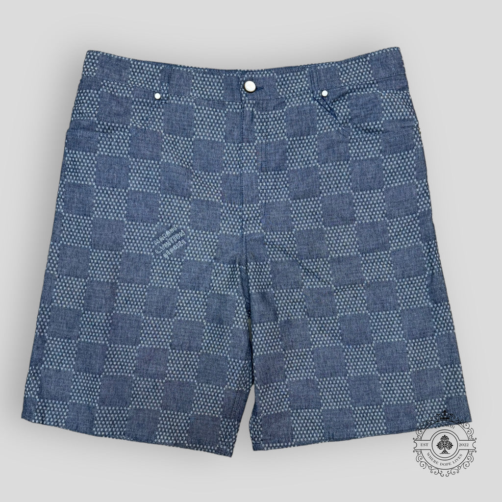 Louis Vuitton Damier Denim Chambray Shorts