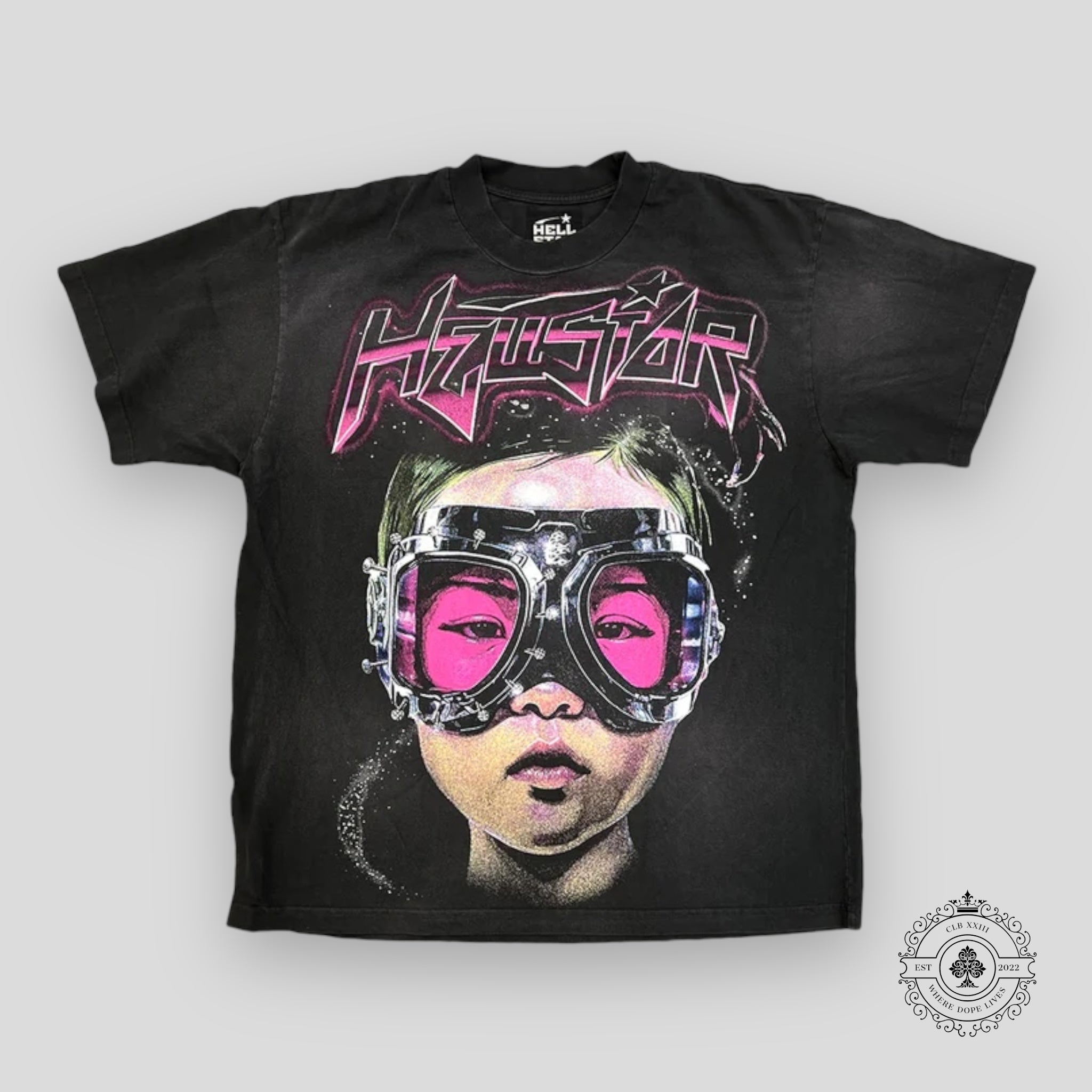 Hellstar The Future T-Shirt Black/Pink