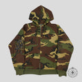 Chrome Hearts Vintage Cross Patch Thermal Zip Up Hoodie