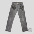 Chrome Hearts Levis Cross Patch Jeans in Black