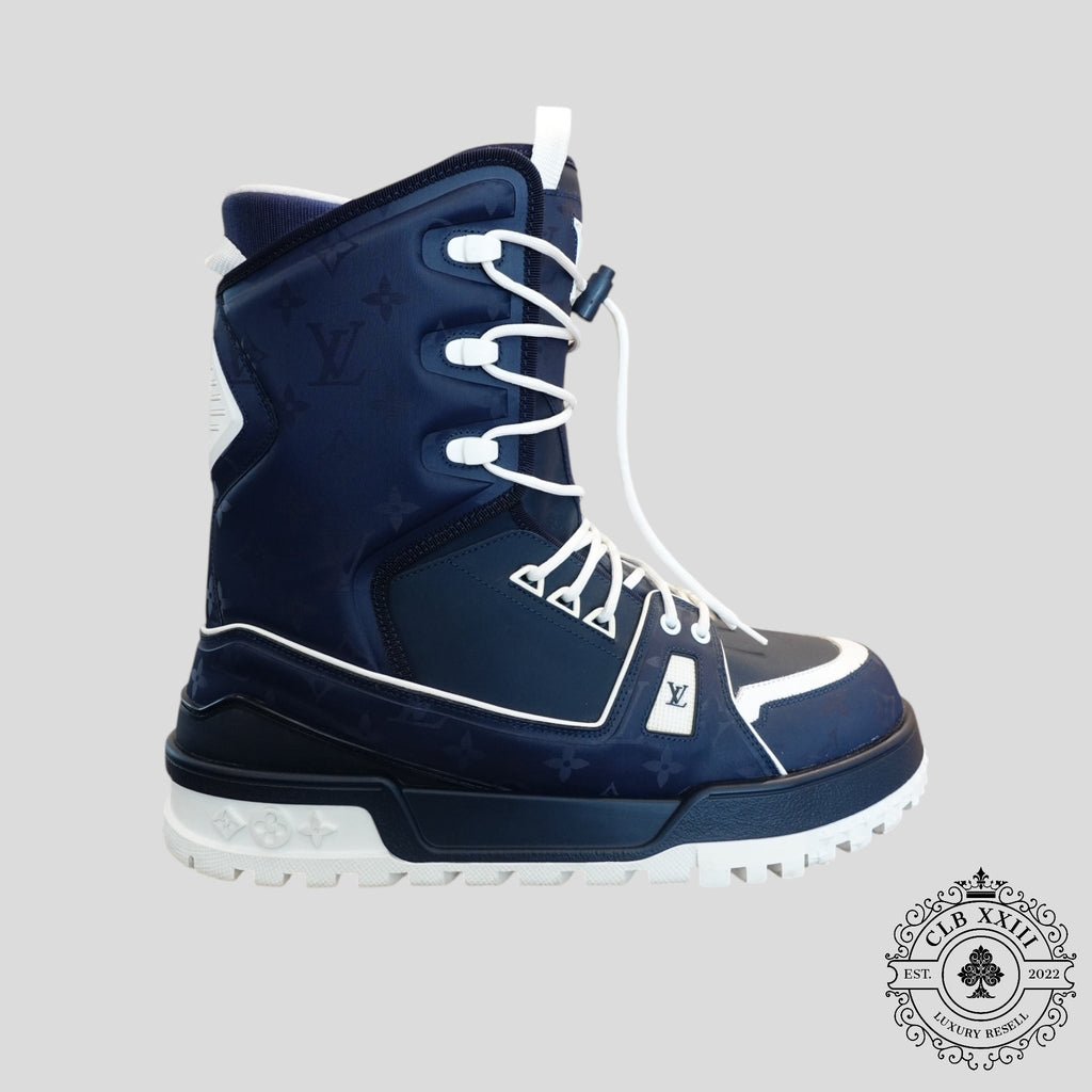 Louis Vuitton LV Trainer Snow Boot Marine Blue