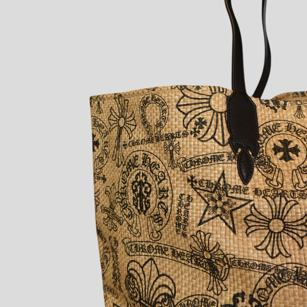 Chrome Hearts Stencil Beach Bag in Tan