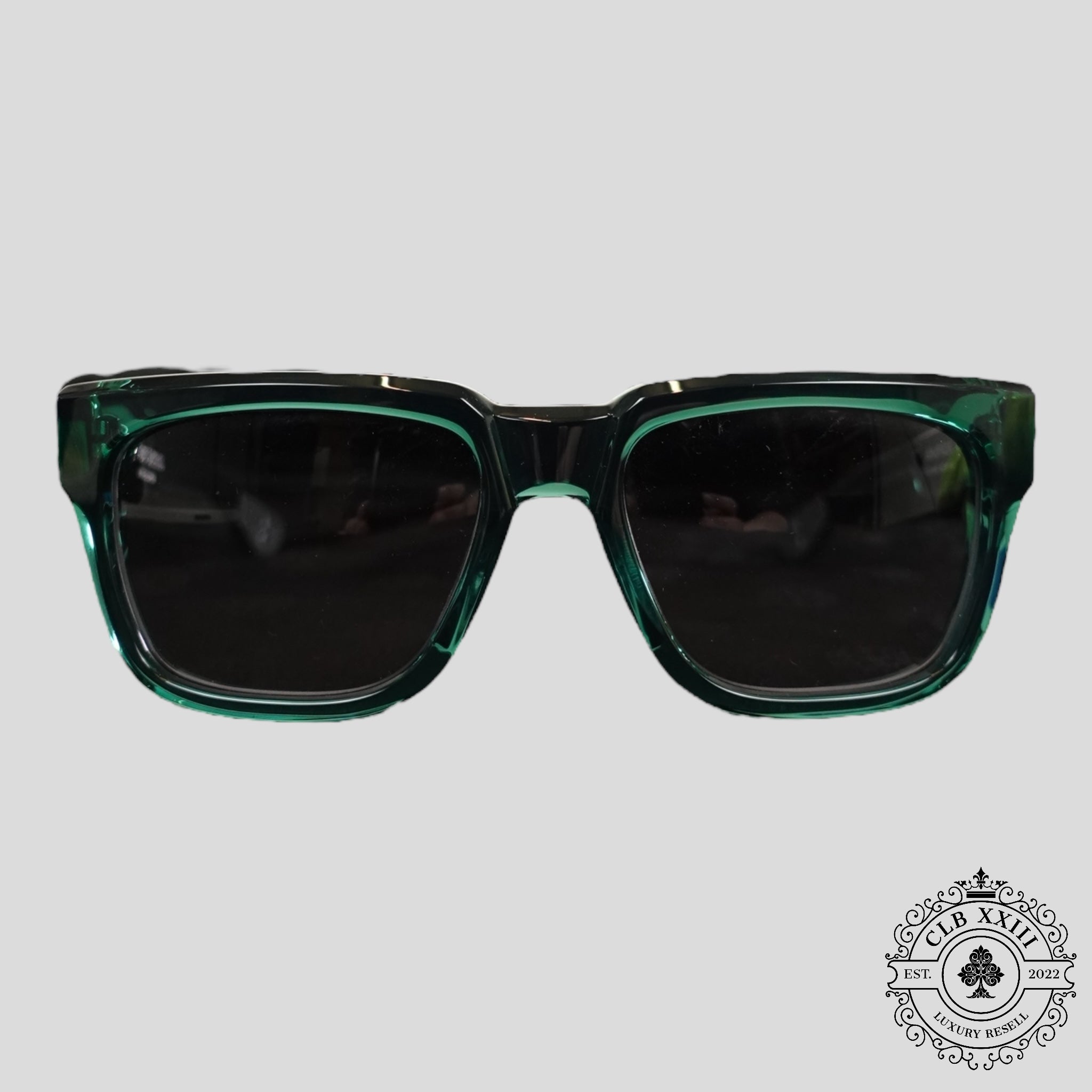 Chrome Hearts Box Officer Sunglasses in Marine