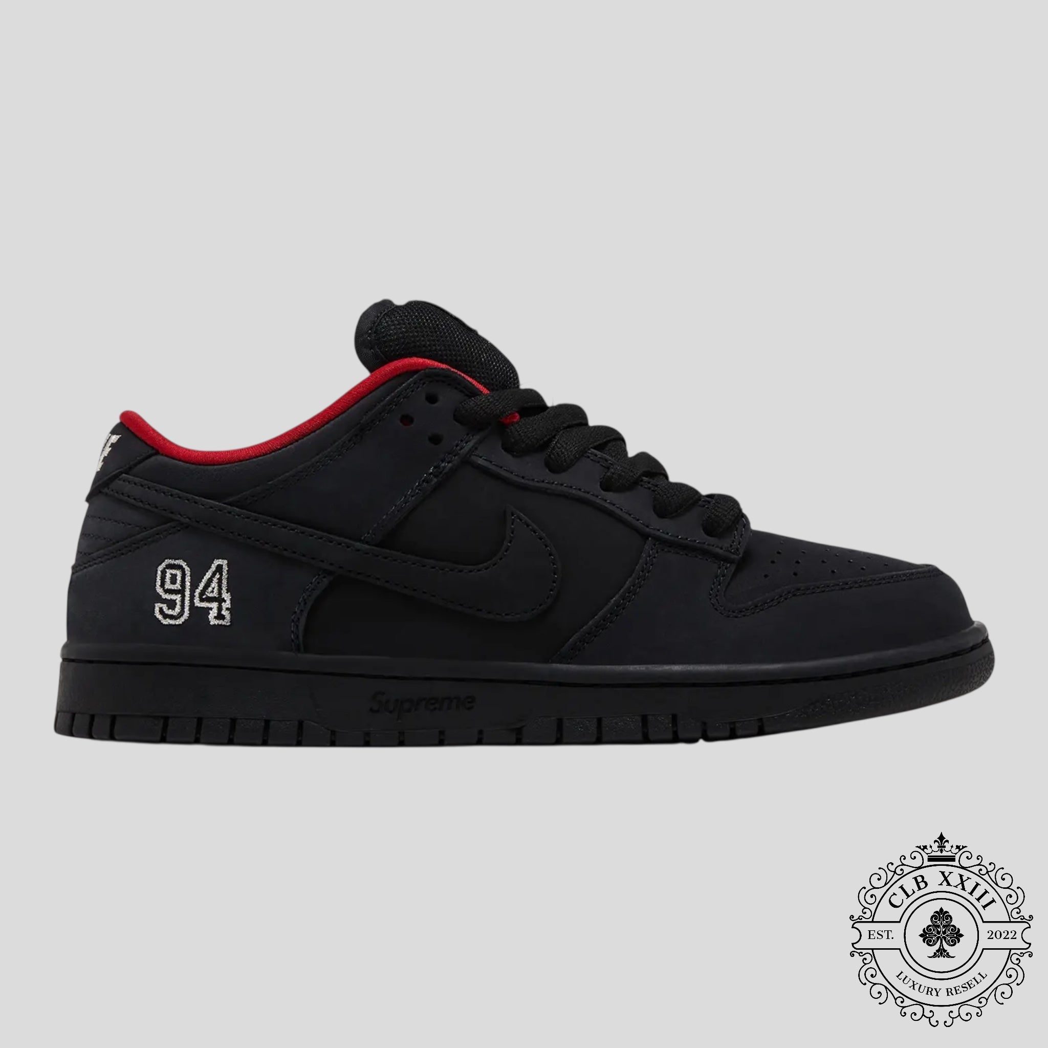 Nike SB Dunk Low Supreme 94 Black