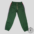 Gucci GG Jacquard Track Pants in Green/Navy Blue