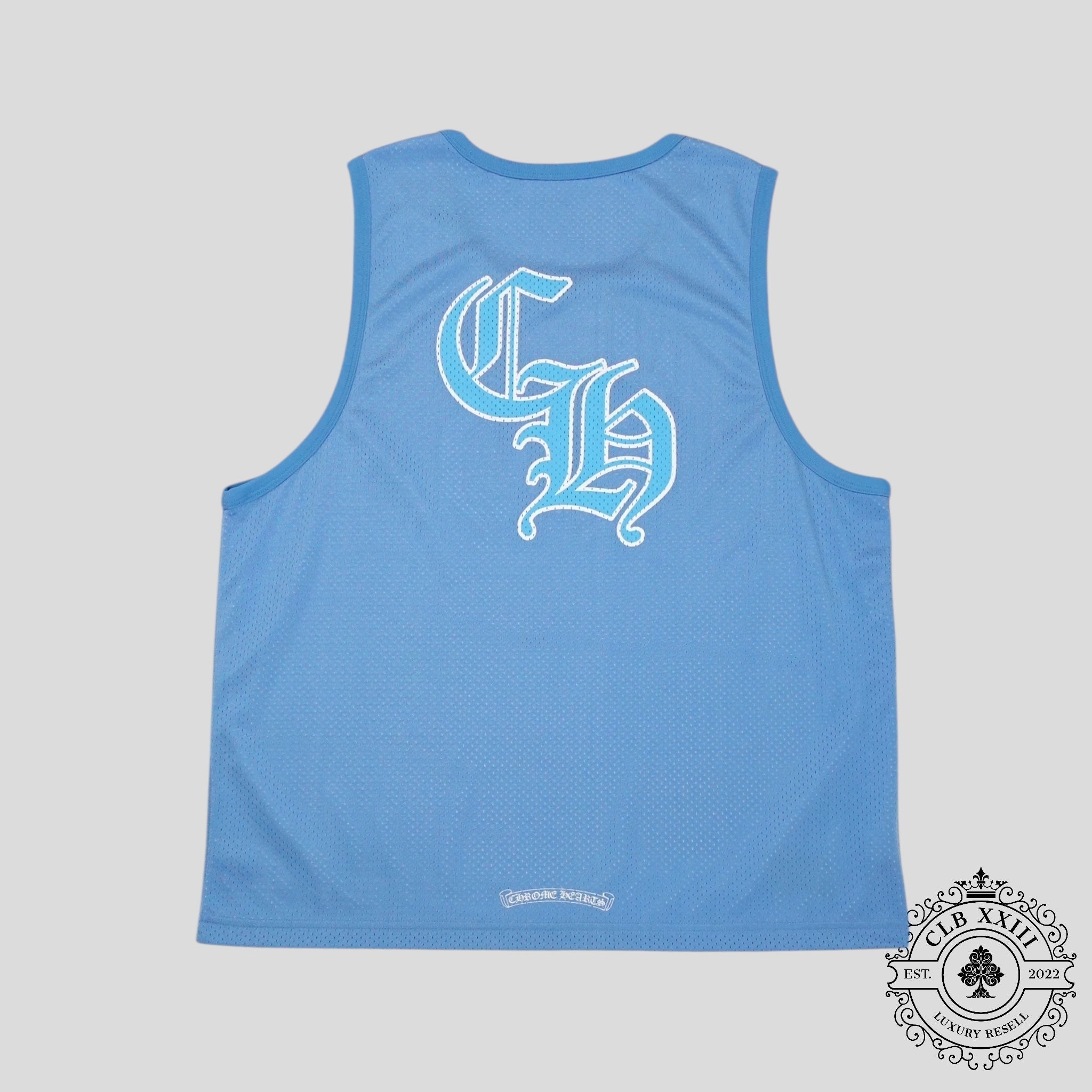 Chrome Hearts Chrome Hearts Reversible 33 Mesh Jersey in Blue