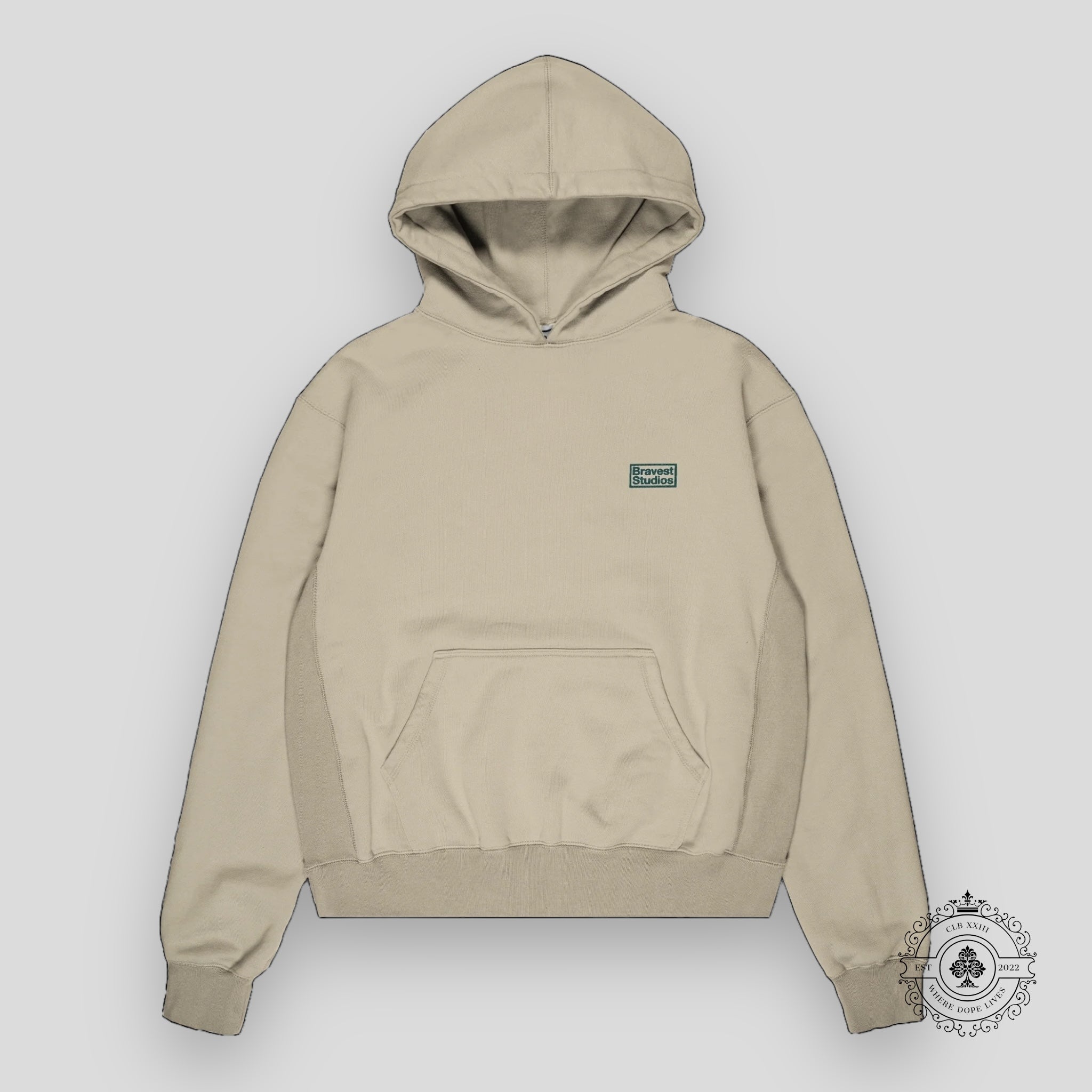 Bravest Studios Classic Hoodie in Biege