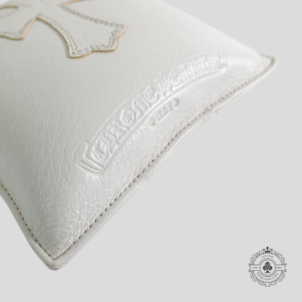 Chrome Hearts Mini Display Pillow in White