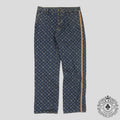 Louis Vuitton Monogram Denim Tailored Jeans in Indigo Wash