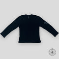 Chrome Hearts Thermal Long Sleeve Shirt in Black