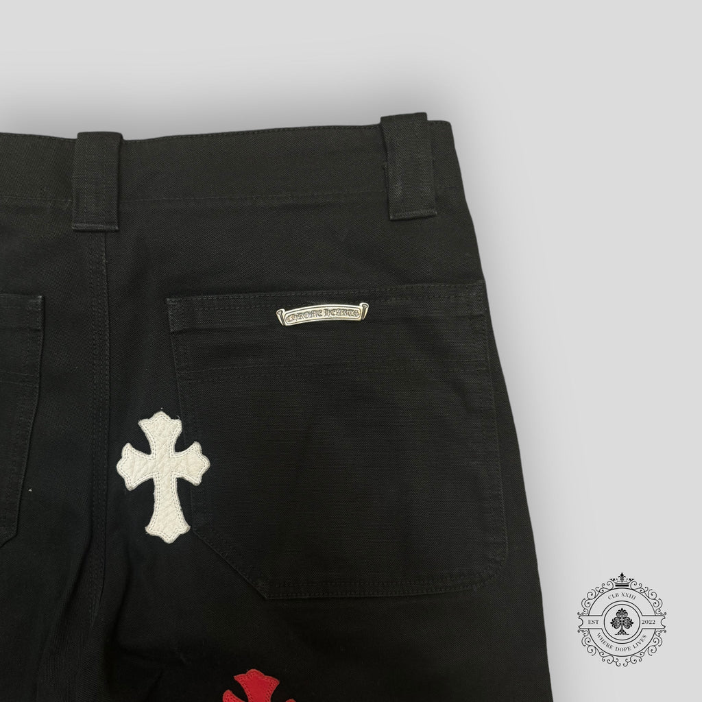 Chrome Hearts Cross Patch Carpenter Pants