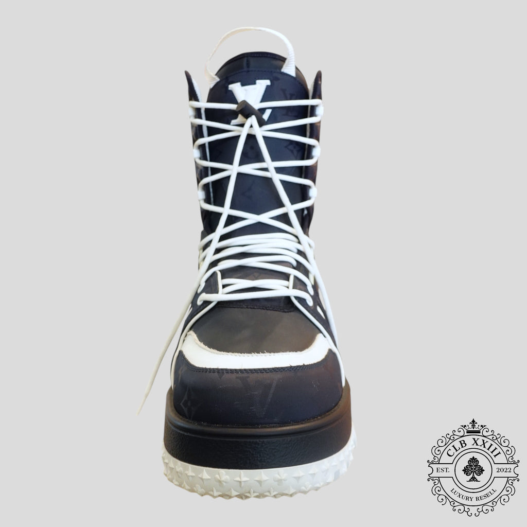 Louis Vuitton LV Trainer Snow Boot Marine Blue